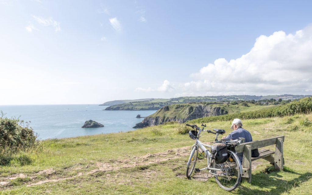 Berry Head cyclist