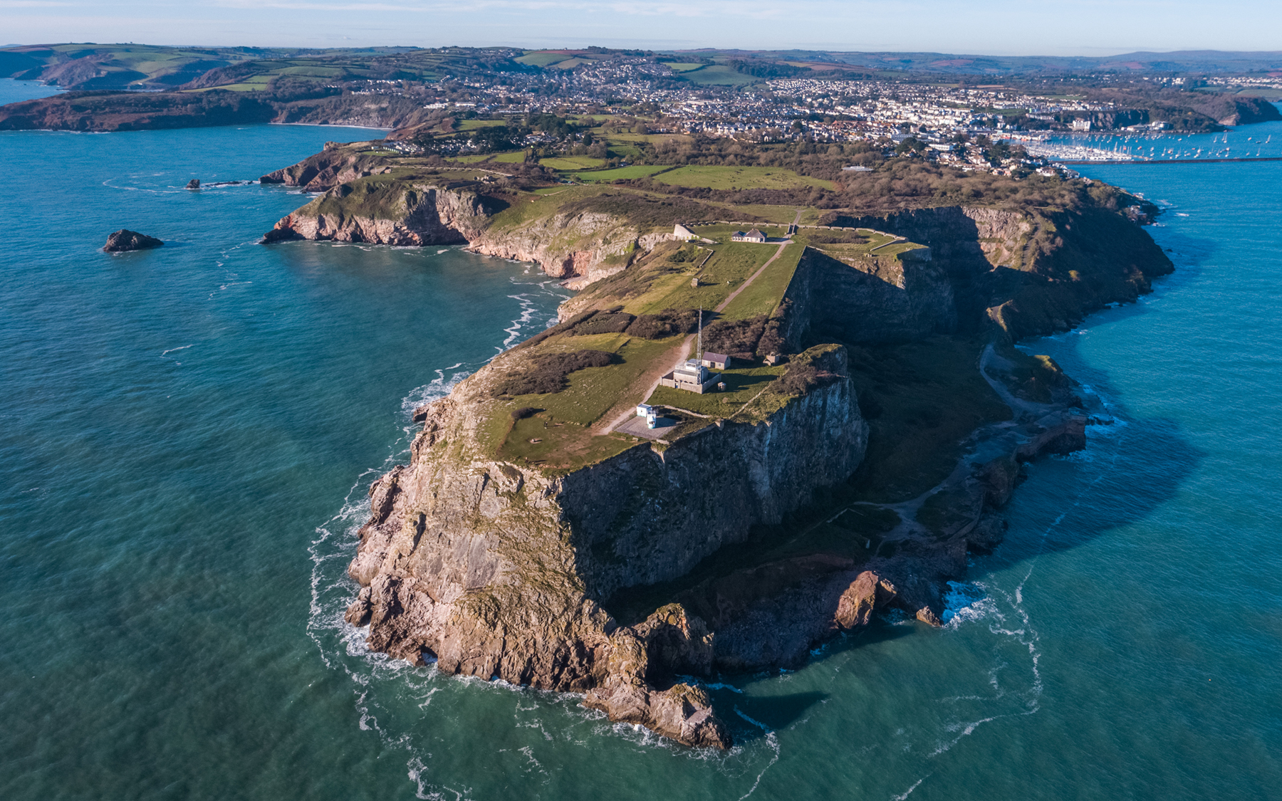 Berry Head overhead shot