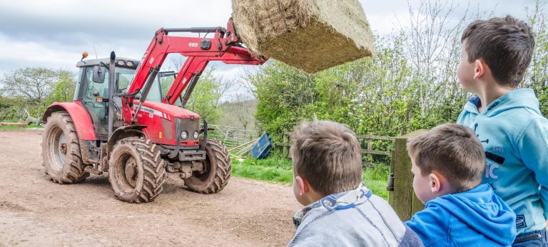 Occombe Farm tractor